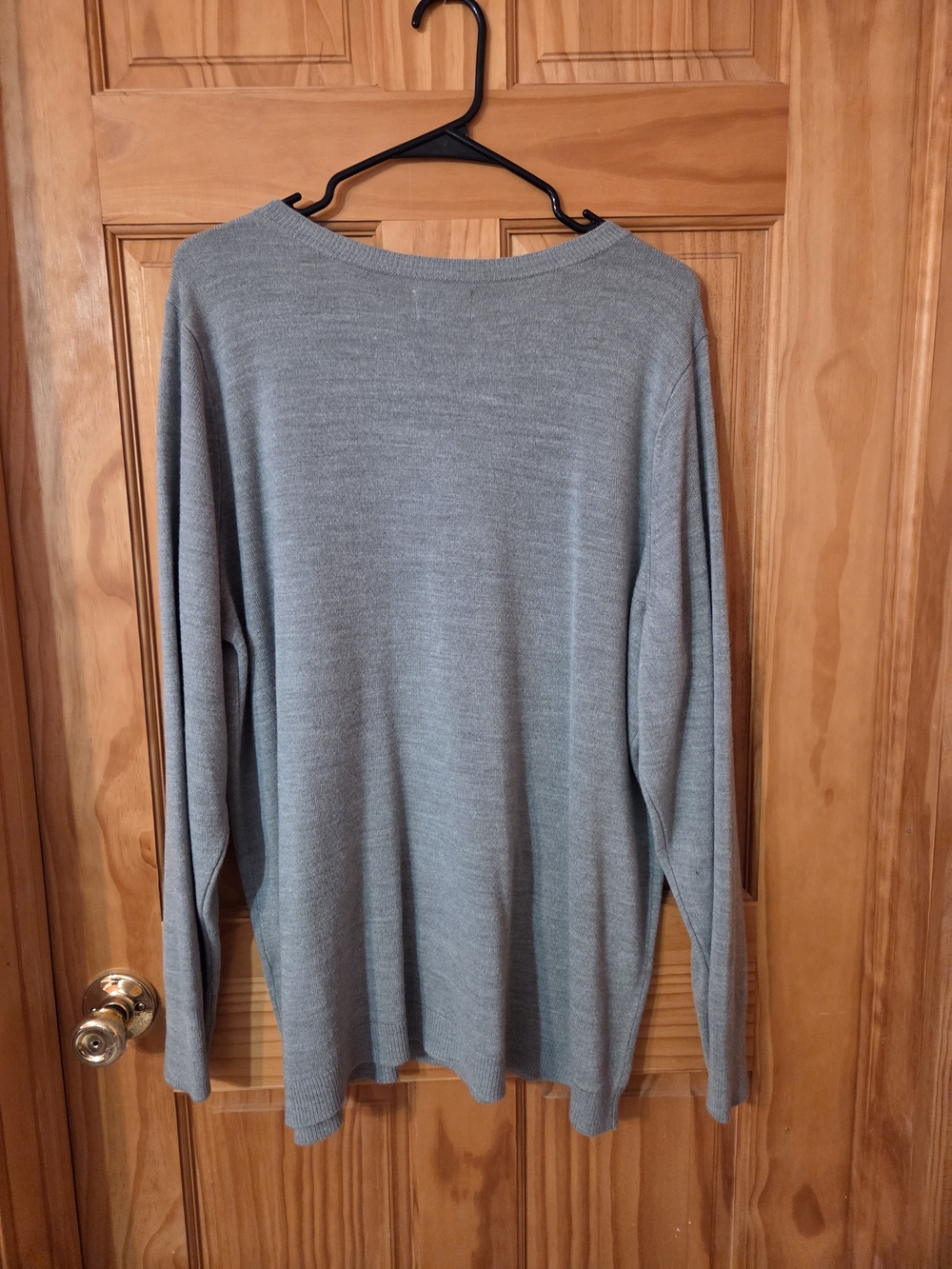 croft & barrow Sage Green V-Neck Sweater - Picture 4 of 4